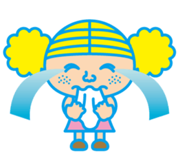 pretty girl Emily-chan sticker #4128527