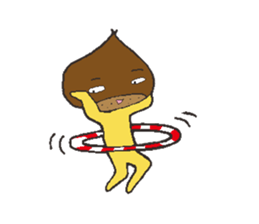 Chestnut man sticker #4128569