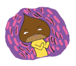 Chestnut man sticker #4128576