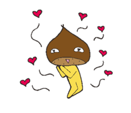Chestnut man sticker #4128597