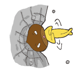 Chestnut man sticker #4128602