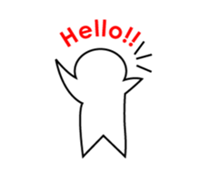 The flying squirrel man"Hiroshi" sticker #4128737