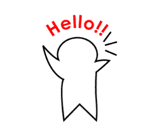 The flying squirrel man"Hiroshi" sticker #4128737