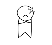 The flying squirrel man"Hiroshi" sticker #4128741