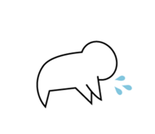 The flying squirrel man"Hiroshi" sticker #4128742