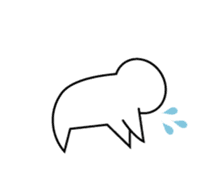 The flying squirrel man"Hiroshi" sticker #4128742