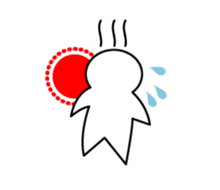 The flying squirrel man"Hiroshi" sticker #4128744