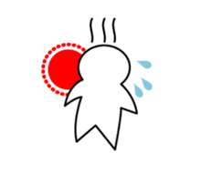 The flying squirrel man"Hiroshi" sticker #4128744