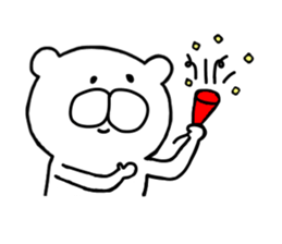 I met a bear.3 sticker #4128784