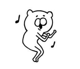 I met a bear.3 sticker #4128788