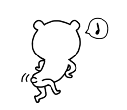 I met a bear.3 sticker #4128789