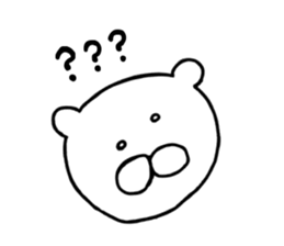 I met a bear.3 sticker #4128797