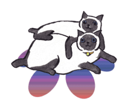 MY CATS YUZU&MOMO sticker #4128930