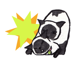 MY CATS YUZU&MOMO sticker #4128933