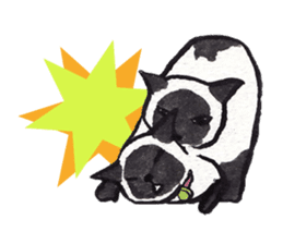 MY CATS YUZU&MOMO sticker #4128933