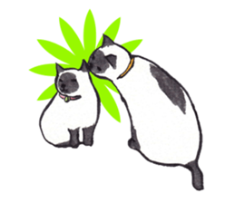 MY CATS YUZU&MOMO sticker #4128944