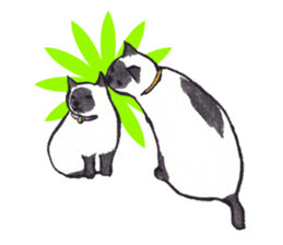 MY CATS YUZU&MOMO sticker #4128944