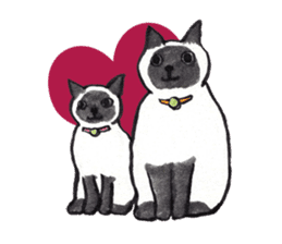 MY CATS YUZU&MOMO sticker #4128955
