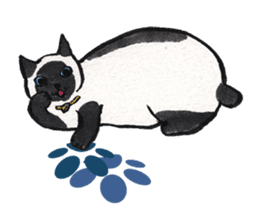 MY CATS YUZU&MOMO sticker #4128956
