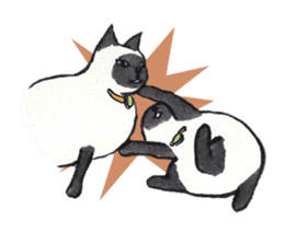 MY CATS YUZU&MOMO sticker #4128959