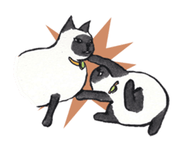 MY CATS YUZU&MOMO sticker #4128959