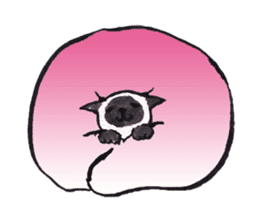 MY CATS YUZU&MOMO sticker #4128961