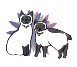 MY CATS YUZU&MOMO sticker #4128966