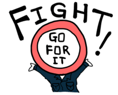 traffic sign friends sticker #4129257