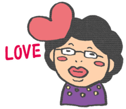 Yukimi mom sticker sticker #4129333