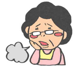 Yukimi mom sticker sticker #4129335