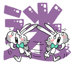 kawaii mascots with KANJI sticker #4129479