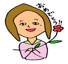 Fiery zeal girl sticker #4129563