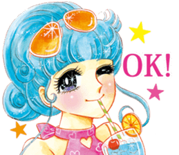 Hoshipoem girl cartoon Sticker sticker #4130691