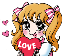 Hoshipoem girl cartoon Sticker sticker #4130702