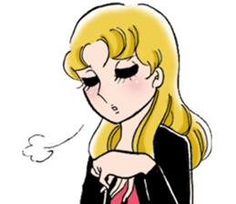 Hoshipoem girl cartoon Sticker sticker #4130707