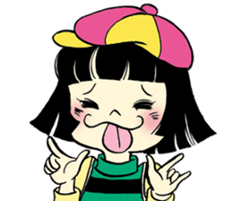 Hoshipoem girl cartoon Sticker sticker #4130726