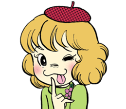 Hoshipoem girl cartoon Sticker sticker #4130727