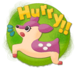 Felted fabric lovely Sticker sticker #4130738