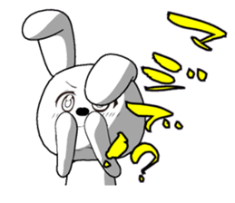 29th edition white rabbit expressive sticker #4131090