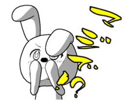 29th edition white rabbit expressive sticker #4131090