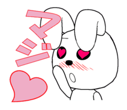 29th edition white rabbit expressive sticker #4131100