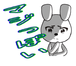 29th edition white rabbit expressive sticker #4131118