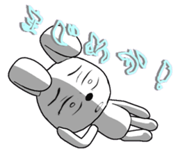 29th edition white rabbit expressive sticker #4131122