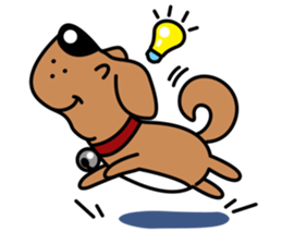 "Silver" the Crazy Puppy sticker #4131128