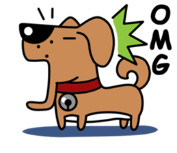 "Silver" the Crazy Puppy sticker #4131129