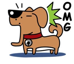 "Silver" the Crazy Puppy sticker #4131129