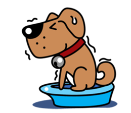 "Silver" the Crazy Puppy sticker #4131141