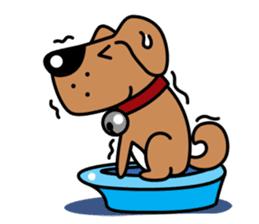 "Silver" the Crazy Puppy sticker #4131141