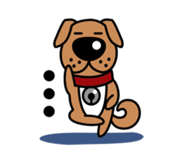 "Silver" the Crazy Puppy sticker #4131143