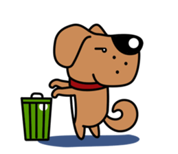 "Silver" the Crazy Puppy sticker #4131147